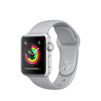 Умные часы Apple Watch Series 3 GPS, 38mm, корпус из серебристого алюминия, спортивный ремешок дымчатого цвета
Умные часы Apple Watch Series 3 GPS, 38mm, корпус из серебристого алюминия, спортивный ремешок дымчатого цвета