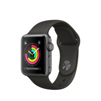 Умные часы Apple Watch Series 3 GPS, 38mm, корпус из алюминия цвета «серый космос», спортивный ремешок серого цвета
Умные часы Apple Watch Series 3 GPS, 38mm, корпус из алюминия цвета «серый космос», спортивный ремешок серого цвета