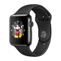 Умные часы Apple Watch series 2, 38mm, корпус из нержавеющей стали цвета «чёрный космос», спортивный ремешок чёрного цвета
Умные часы Apple Watch series 2, 38mm, корпус из нержавеющей стали цвета «чёрный космос», спортивный ремешок чёрного цвета