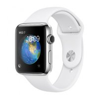 Умные часы Apple Watch series 2, 38mm, корпус из нержавеющей стали, спортивный ремешок белого цвета
Умные часы Apple Watch series 2, 38mm, корпус из нержавеющей стали, спортивный ремешок белого цвета