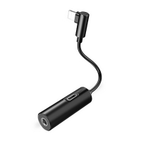 Переходник c возможностью параллельной зарядки Baseus Audio Converter Lightning – 3.5mm + Lightnig L42
Переходник c возможностью параллельной зарядки Baseus Audio Converter Lightning – 3.5mm + Lightnig L42