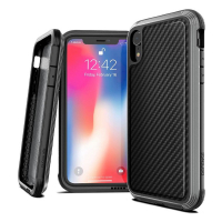 Защитный чехол с декоративной вставкой X-Doria Defense Lux Black Carbon для iPhone XR
Защитный чехол с декоративной вставкой X-Doria Defense Lux Black Carbon для iPhone XR