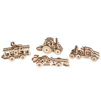 

Механический деревянный конструктор Ugears U-Fidgets Транспорт 70033
