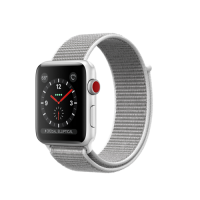 

Умные часы Apple Watch Series 3 GPS+Cellular, 42mm, корпус из серебристого алюминия, нейлоновый ремешок дымчатого цвета