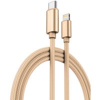 

Кабель ROCK C6 Metal Cable Type-C – Lightning