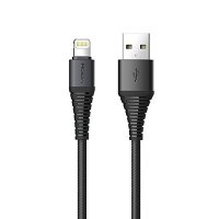 

Кабель ROCK Hi-Tensile Lightnng Charge & Sync Round 250mm USB – Lightning