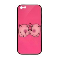 

Чехол из TPU и стекла PIGGY для iPhone 5/5S