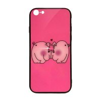 

Чехол из TPU и стекла PIGGY для iPhone 7/8