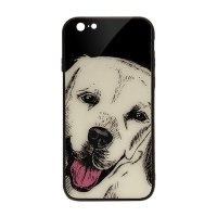 

Чехол из TPU и стекла DOG для iPhone 6/6S