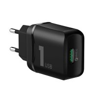 

Универсальное сетевое ЗУ ROCK Single Port QC3.0 Travel Charger