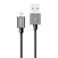 

Кабель ROCK 20cm Metal Charge & Sync Round Cable USB – Lightning