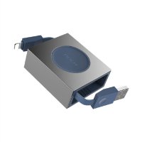 

Кабель ROCK Retractable Charge & Sync Cable USB – Lightning