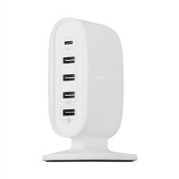 

Универсальное сетевое ЗУ Momax U.Bull 5-USB Charging Station 4 USB + Type-C