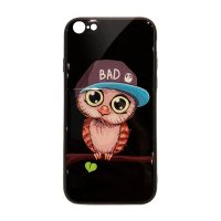 

Чехол из TPU и стекла BAD OWL для iPhone 7/8