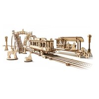 

Механический деревянный конструктор Ugears Трамвайная линия 70028