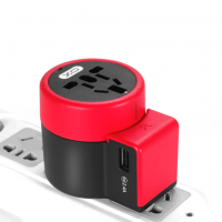 

Универсальный переходник для сетевых вилок + сетевое ЗУ XO Universal Charger