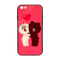 

Чехол из TPU и стекла RABBIT & BEAR для iPhone 5/5S
